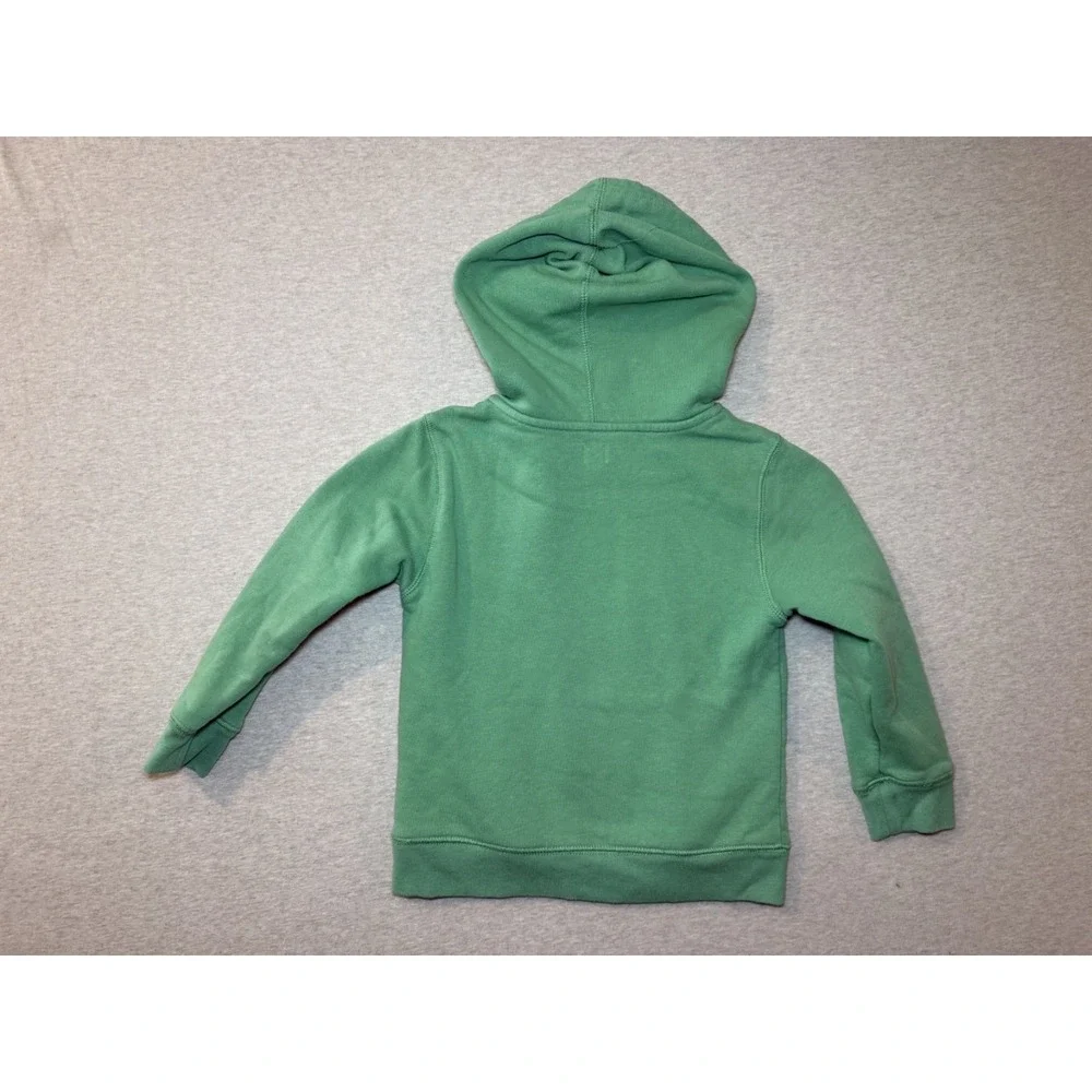 Baby Gap Toddler Hoodie Sweatshirt. 5years. Green Cotton/Polyester Blend.